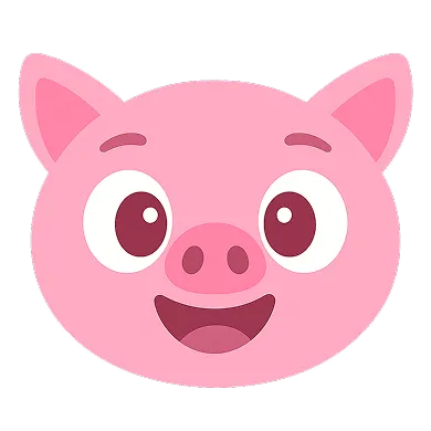 Cerdito cargando